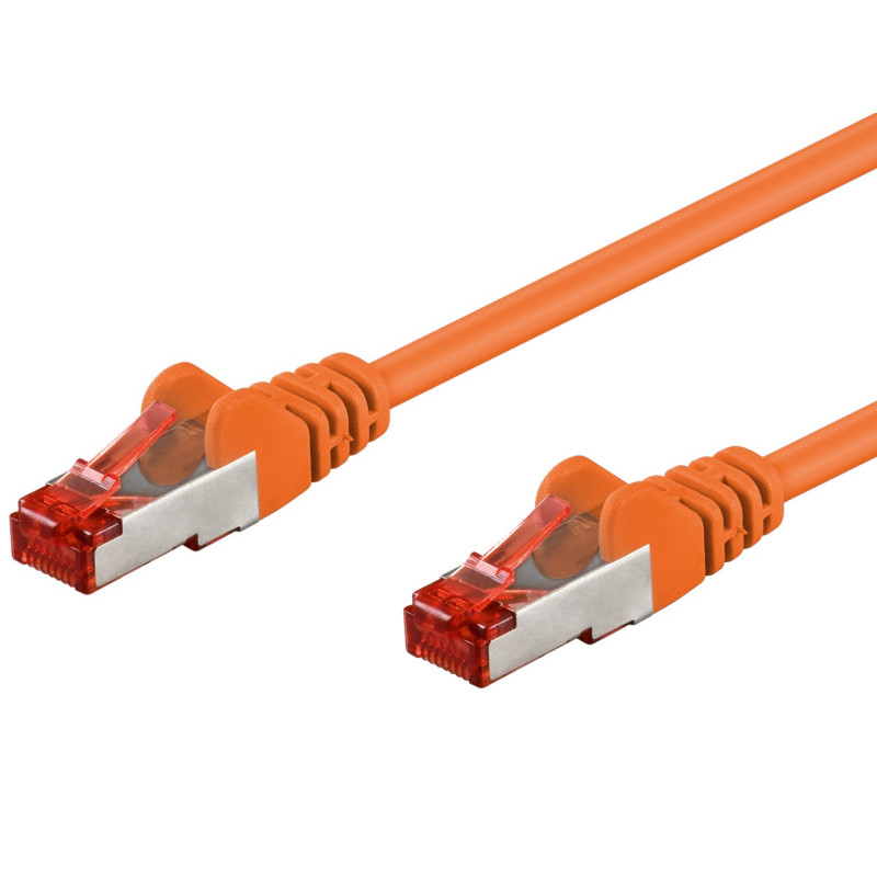 Cavo di rete patch in rame cat. 6 arancione sftp lszh 7,5m