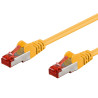 Cavo di rete patch in rame cat. 6 giallo sftp lszh 1m