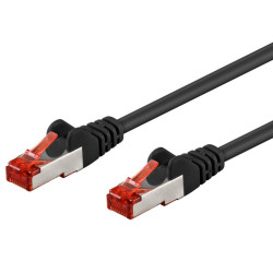 Cavo di rete patch in rame cat. 6 nero sftp lszh 15m