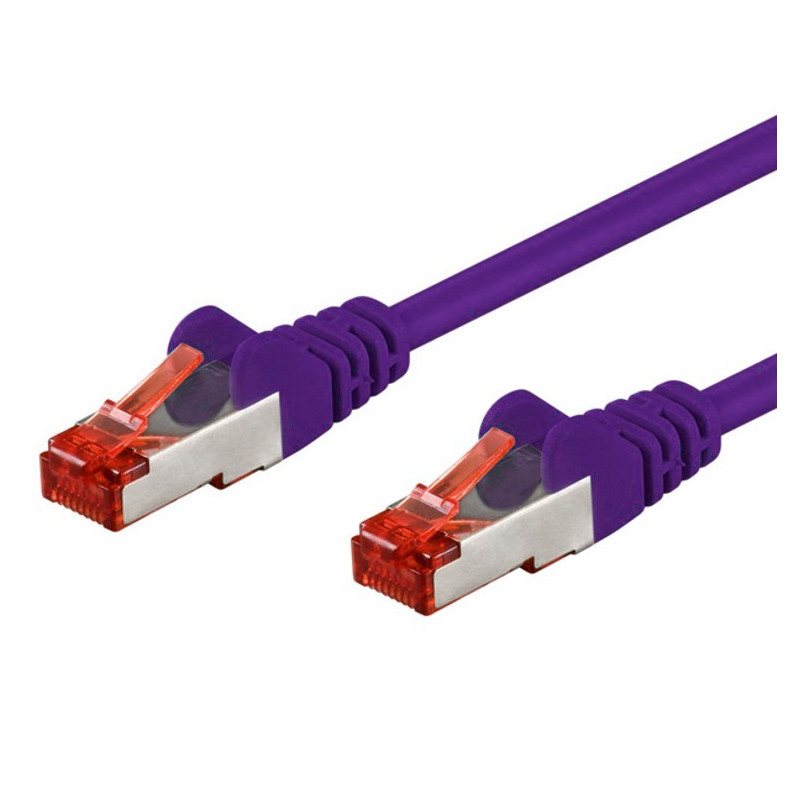 Cavo di rete patch in rame cat. 6 viola sftp lszh 2m