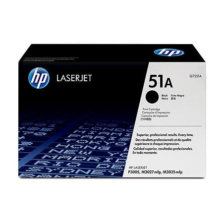 Toner hp q7551a per lj p3005/m3035mfp/m3027mfp [q7551a]