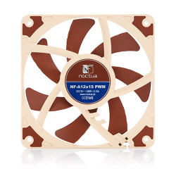 Ventola 120x120 noctua nf-a12x15 beige/marrone [nf-a12x15-pwm]