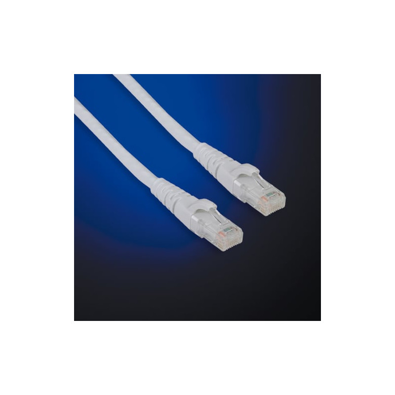 Cavo di rete rolin utp cat.6 1m ls0h grigio halogen free non schermato