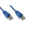 Cavo di rete inline sf/utp, cat.5e, guaina pvc, cu (100 rame), blu,