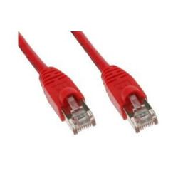 Cavo di rete inline sf/utp, cat.5e, guaina pvc, cu (100 rame), rosso,