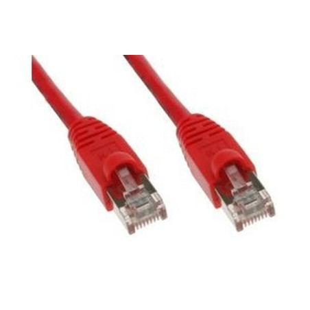 Cavo di rete inline sf/utp, cat.5e, guaina pvc, cu (100 rame), rosso,