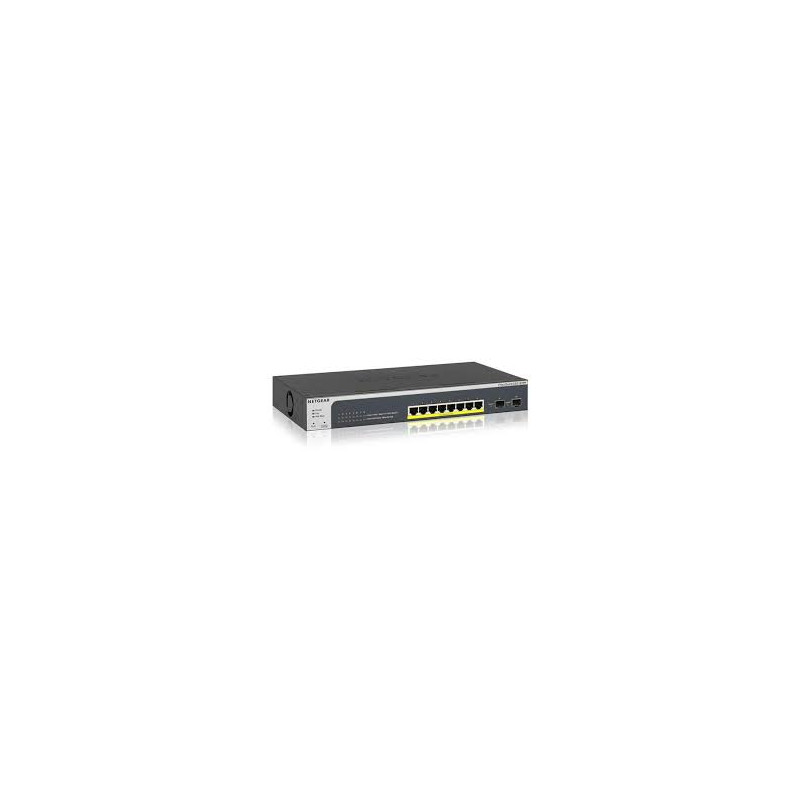 Interrutore netgear gs510tpp-100eus 10 porte ge poe 190w [gs510tpp-100eus]