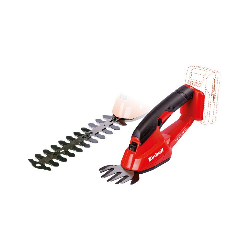 Tagliasiepi einhell ed eraba a batteria ge-cg 18 li solo power