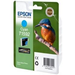 Cartuccia epson ciano ultrachrome hi-gloss serie martin pescatore