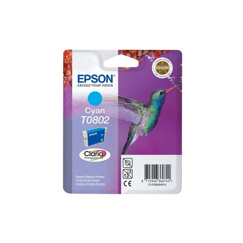 Cartuccia epson ciano photo r265 r360 blister rs [c13t08024011]