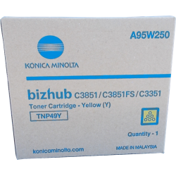 Toner konica minolta a95w250 tnp49y giallo [a95w250]