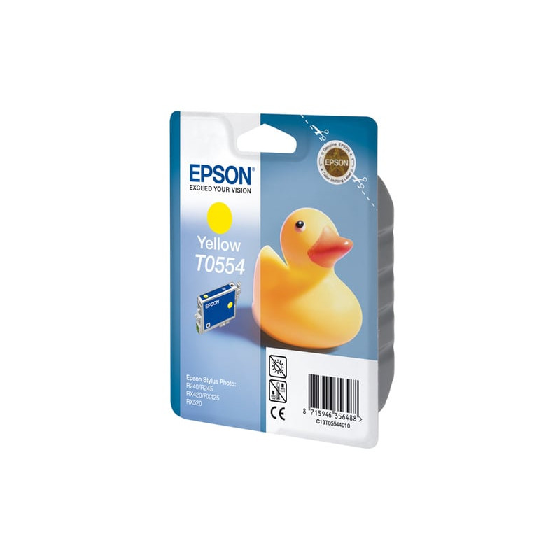 Cartuccia epson giallo photo r240 rx420/425 r245 blister con rf [c13t05544010]