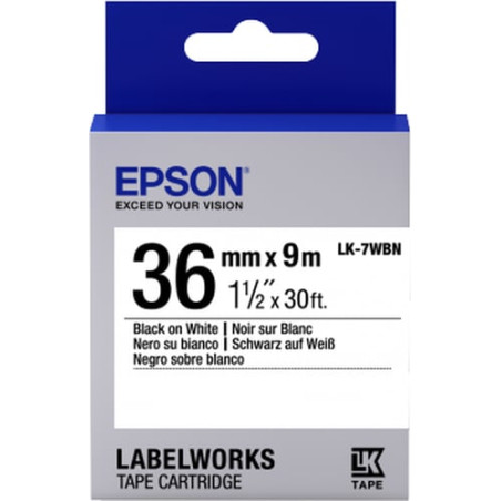 Nastro epson c53s657006 lk-7wbn [c53s657006]
