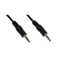 Cavo audio inline 3,5mm nero 0,5m [99932d]