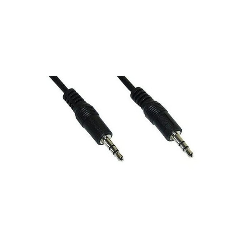 cavo audio inline 3,5mm nero 5m [99936b]