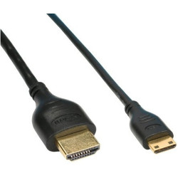 Cavo hdmi inline mini hdmi superslim con ethernet stecker a / c 0,5m