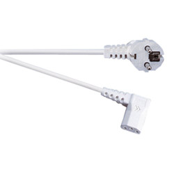 Cavo di alimentazione inline c13 3,0m bianco [16649w]