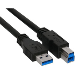 Cavo usb inline inline 3.0 typ-a su typ-b 3m nero [35330]