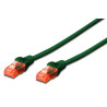 Cavo di rete digitus rj45 u-utp cat6 1.00m verde - lszh [dk-1617-010/g]