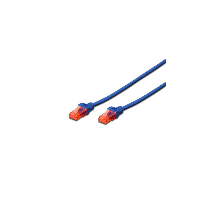 Cavo di rete digitus rj45 u-utp cat6 2.00m blu- lszh [dk-1617-020/b]