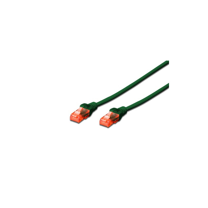 Cavo di rete digitus rj45 u-utp cat6 2.00m verde- lszh [dk-1617-020/g]