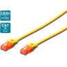 Cavo di rete digitus rj45 u-utp cat6 5.00m giallo - lszh