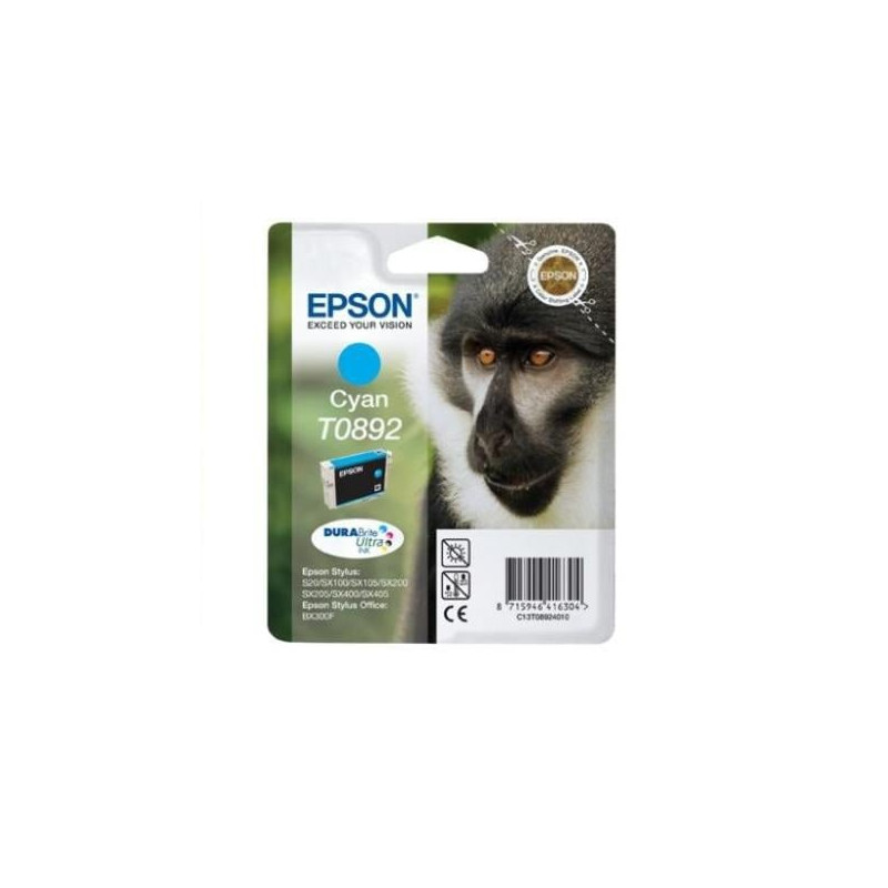 Cartuccia epson ciano durabrite ultra blister rs [c13t08924011]