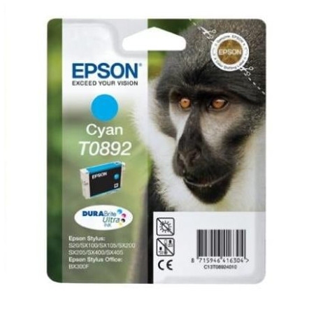 Cartuccia epson ciano durabrite ultra blister rs [c13t08924011]