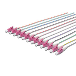 Cavo in fibra ottica digitus lwl lc simplex om4 12stk 2.00m [dk-25332-02-4]