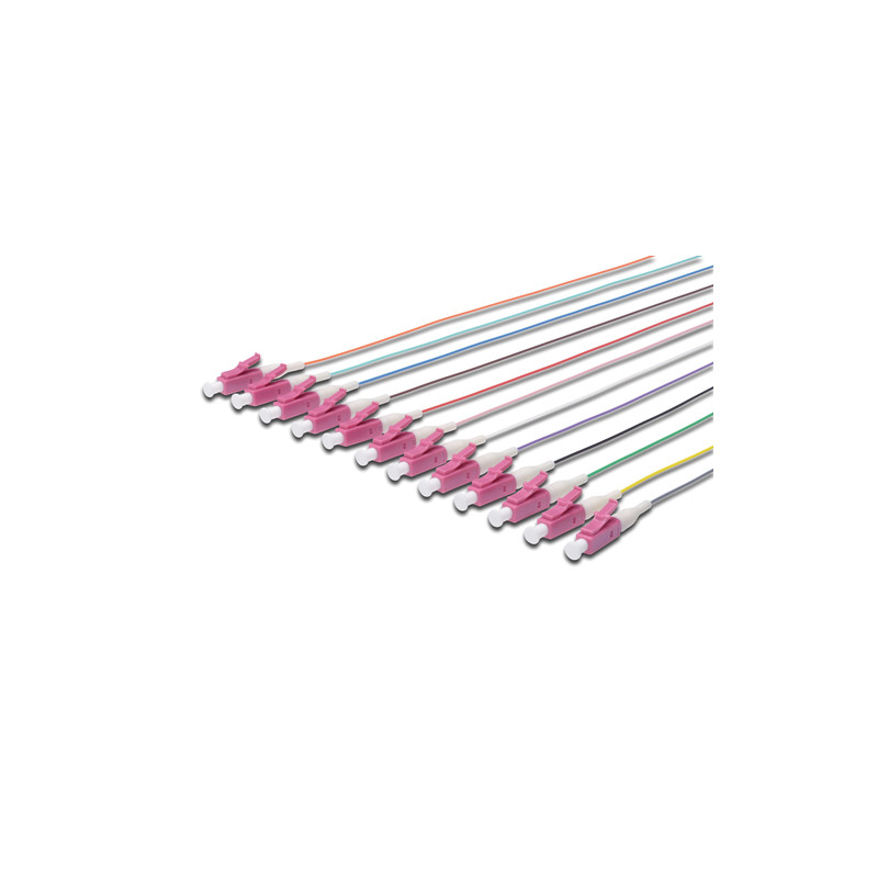 Cavo in fibra ottica digitus lwl lc simplex om4 12stk 2.00m [dk-25332-02-4]