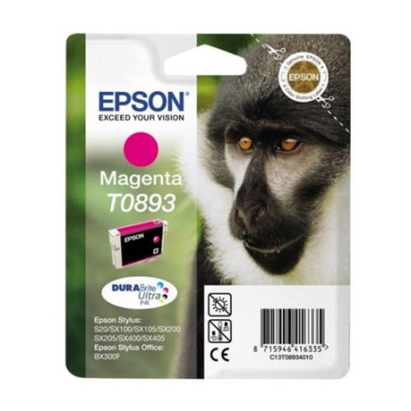 Cartuccia epson magenta durabrite ultra blister rs [c13t08934011]