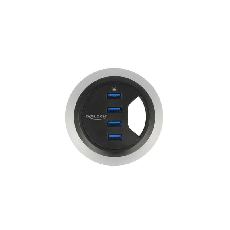 Hub usb delock 4-porte usb3.0 per scrivania [62868]