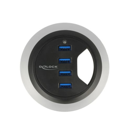 Hub usb delock 4-porte usb3.0 per scrivania [62868]