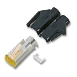 Plug rj45 cat. 6a schermato tipo ''hirose'' 10 pz