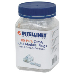 Confezione da 80 plug modulari cat.6a rj45