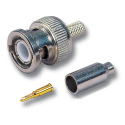 Connettore bnc masc.a crimpare per rg58