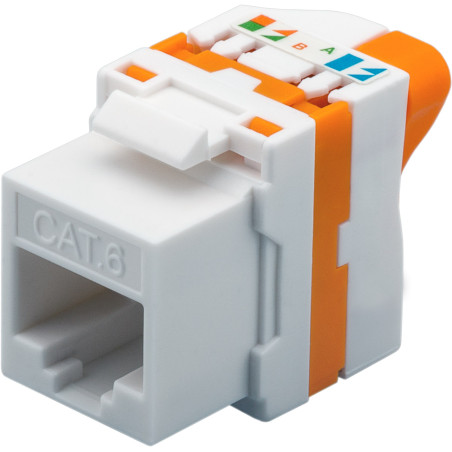 Frutto keystone rj45 cat.6 utp tooless