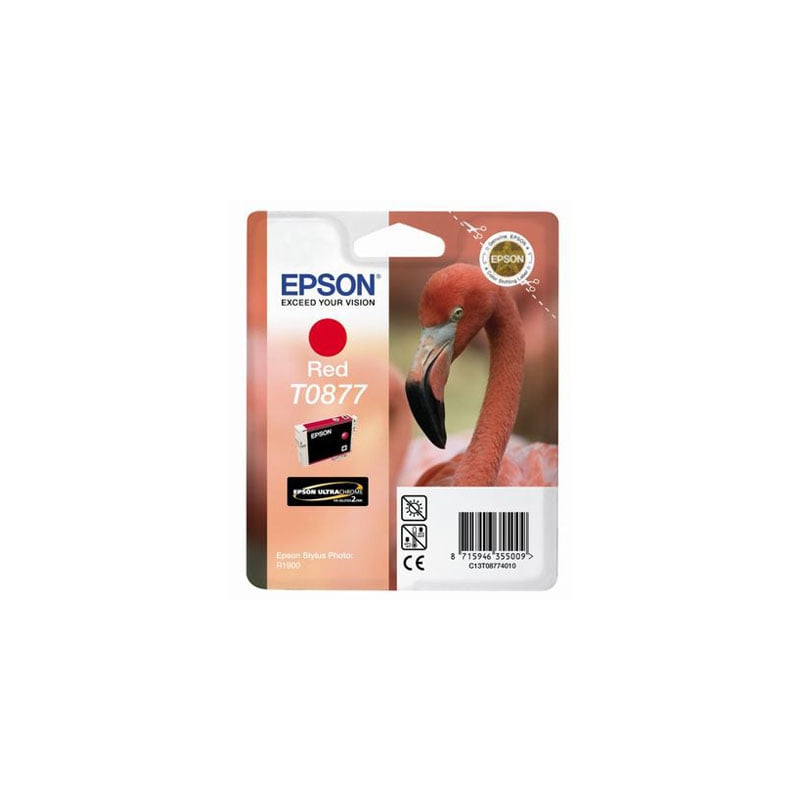 Cartuccia epson rosso ultrachrome hi-gloss2 blister rs [c13t08774010]