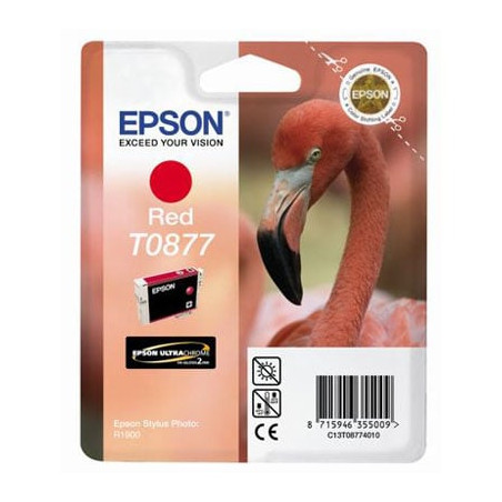 Cartuccia epson rosso ultrachrome hi-gloss2 blister rs [c13t08774010]