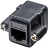 Adattatore rj45 f/rj45 f da pannello cat.5e utp