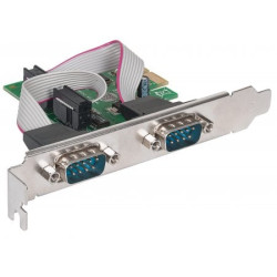 Scheda pci manhattan seriale 2 porte db9 m