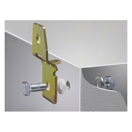 Staffe di fissaggio techly pc a muro per rack ip65