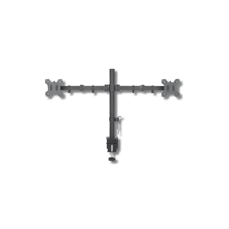Supporto monitor techly per 2 monitor 13-27'' affiancati