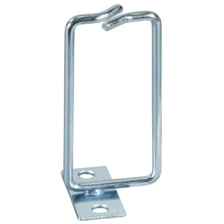 Anello passacavi techly laterale 40x80 mm in acciaio zincato per
