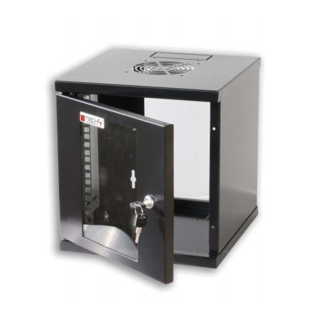 Armadio rack techly 10'' a muro 6 unitÃ  grigio