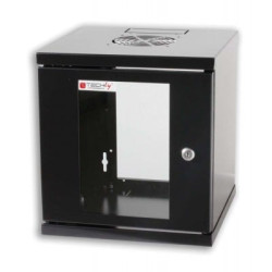 Armadio rack techly 10'' a muro 6 unitÃ  nero