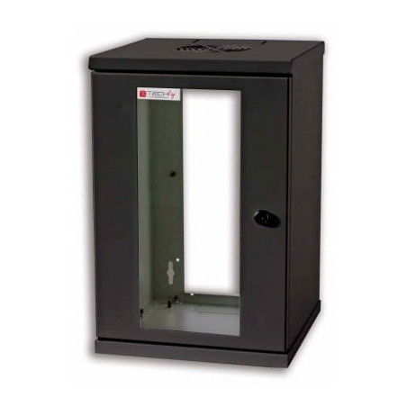 Armadio rack techly 10'' a muro 9 unitÃ  nero
