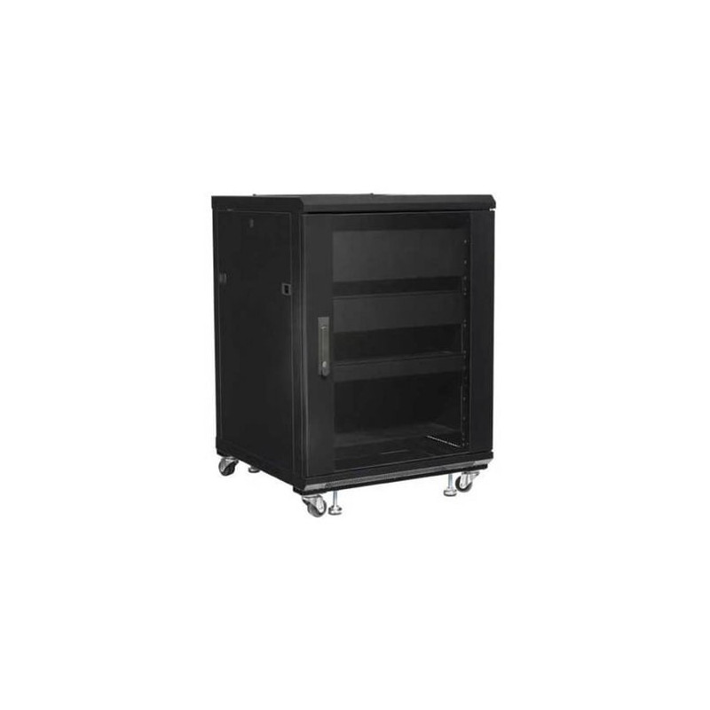 Armadio rack techly 19'' 600x600 15u per audio video nero