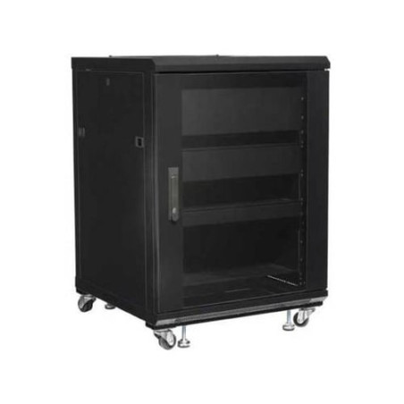 Armadio rack techly 19'' 600x600 15u per audio video nero