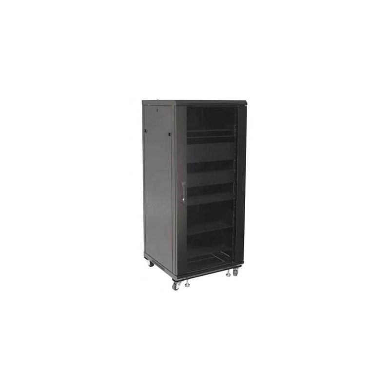 Armadio rack techly 19'' 600x600 27u per audio video nero